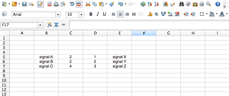 Not twisted pairs pin names