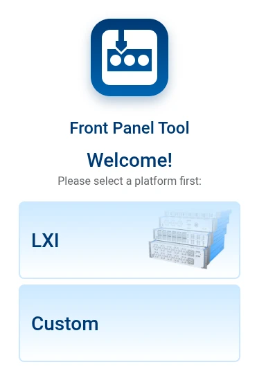 Front Panel Design Tool - Platform