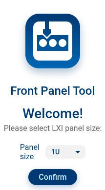 Front Panel Design Tool - Panel