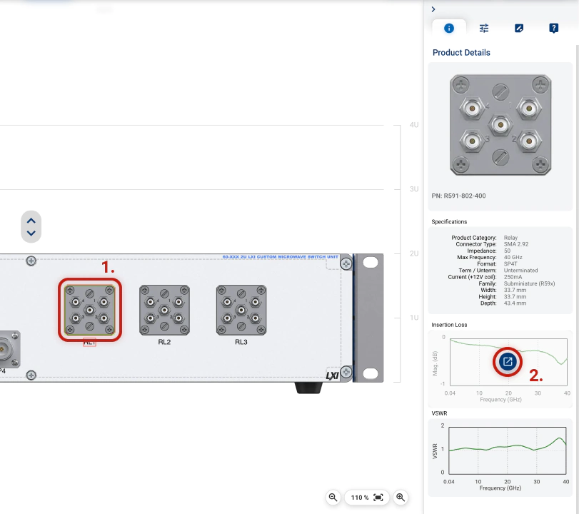 Simulation - selected relay plot process