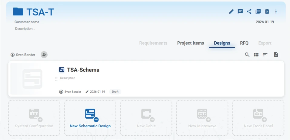 Schematic Design Tool - Creation 1