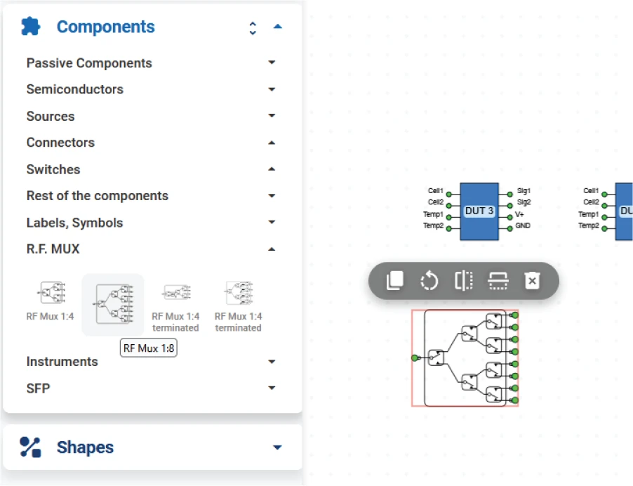 Schematic Design Tool - Adding component