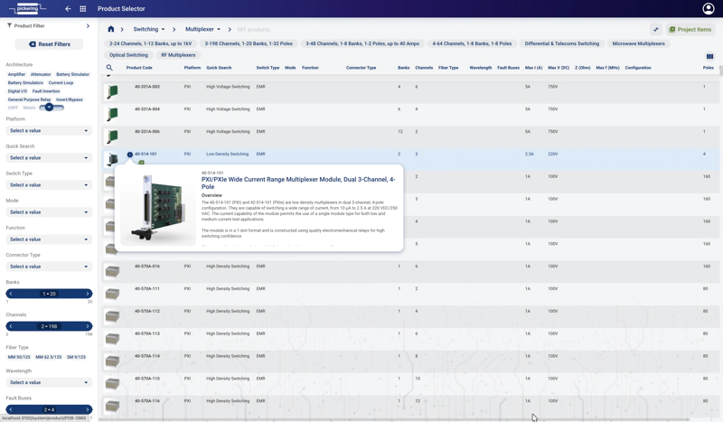 Product Selector - Preview 2