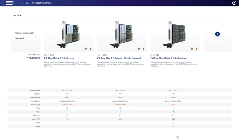 Product Comparison - Preview