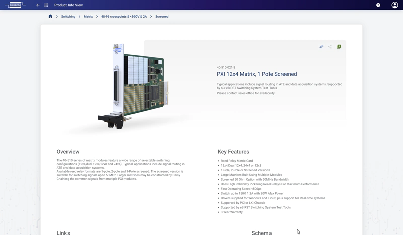 Product Info View - Preview
